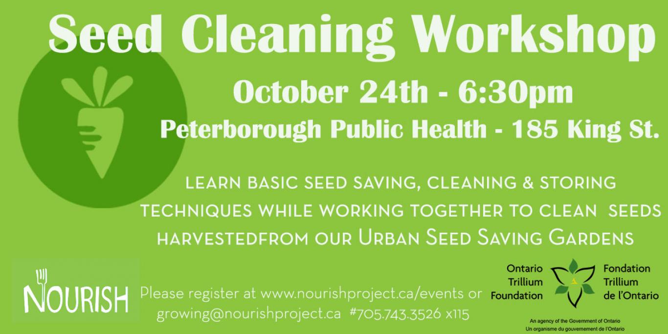 seed cleaning workshop