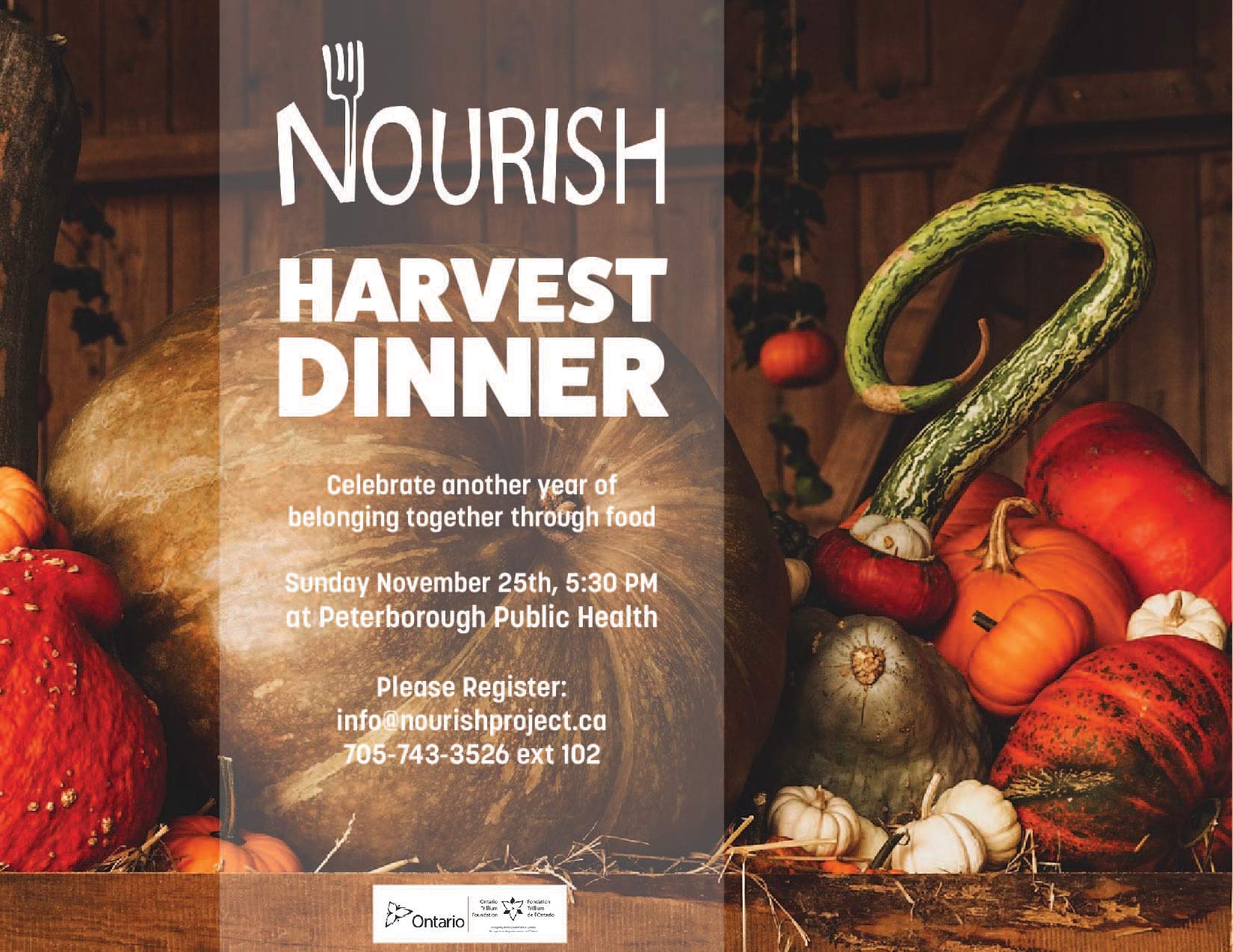 Harvest Dinner Poster
