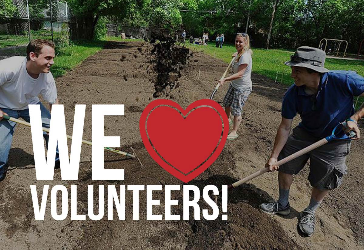We Love Volunteers