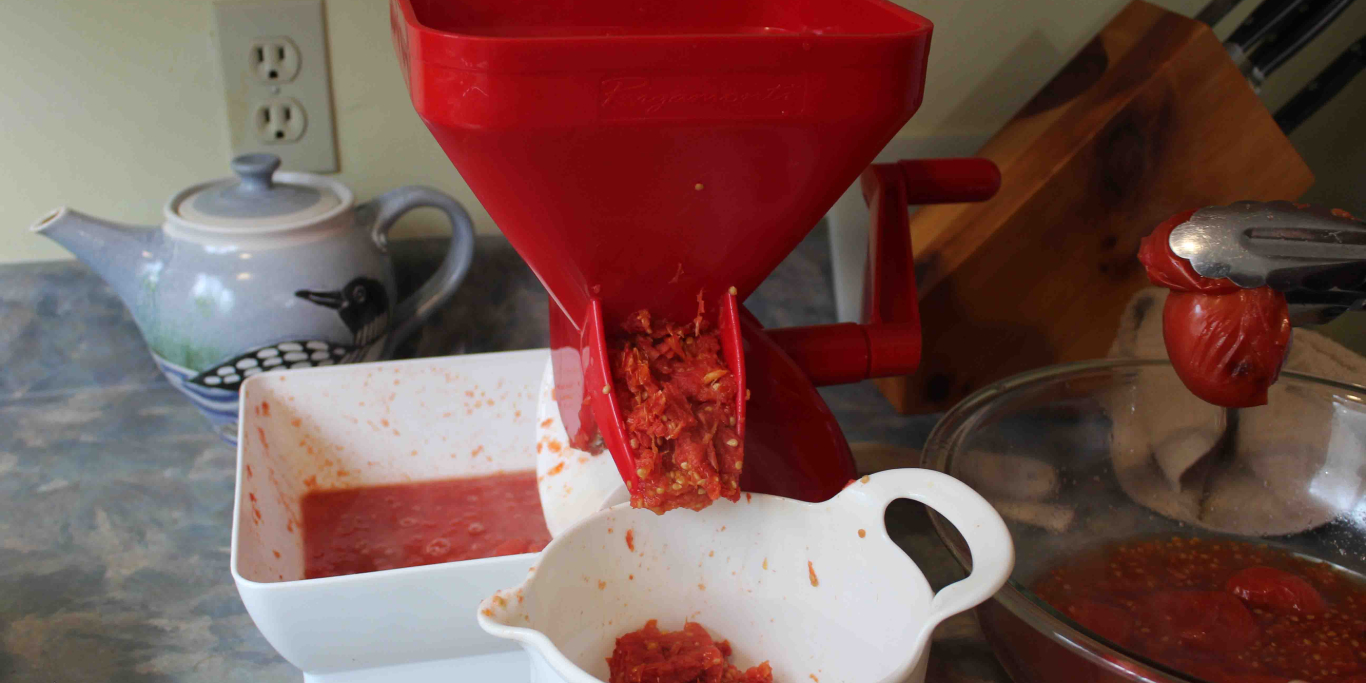 Pressing Tomatoes